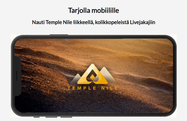 temple nile mobiili casino bonus