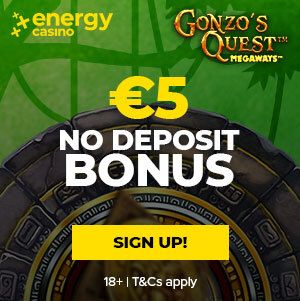 Gonzos Quest MegaWays-Angebot bei EnergyCasino